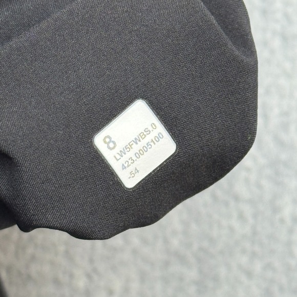 Lululemon Pants Women 8 Black Utilitech Relaxed Mid-Rise Trouser 7/8 Length - Picture 6 of 14